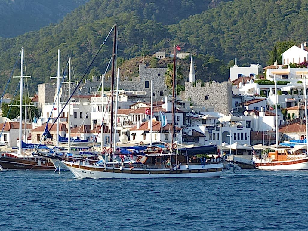Mediterranean gulet cruise route Turkey Gulet cruise routing along the Turkish coast