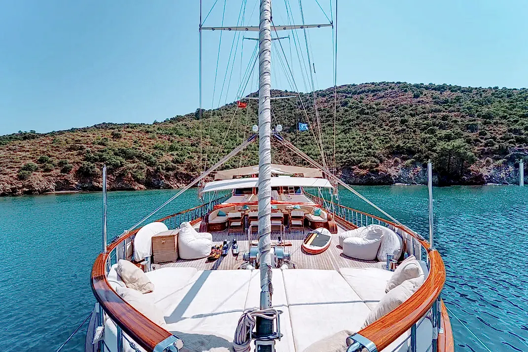 summer vacation on a gulet