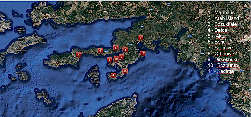 blue cruising regions